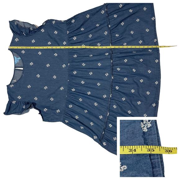 Draper James Embroidered A-line Dress - Blue - XXL - Picture 3 of 13